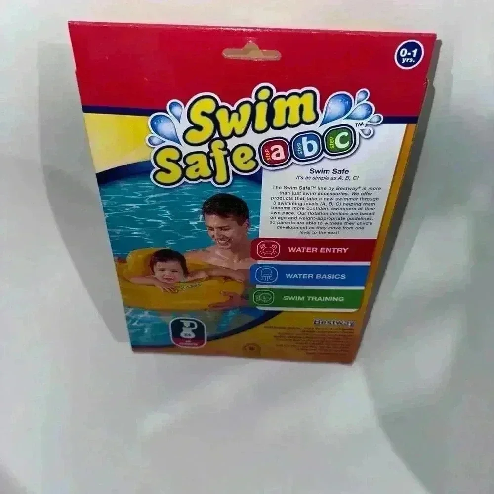 NEW! Swim Safe Wondersplash Round 3-Ring Baby Float/25.2